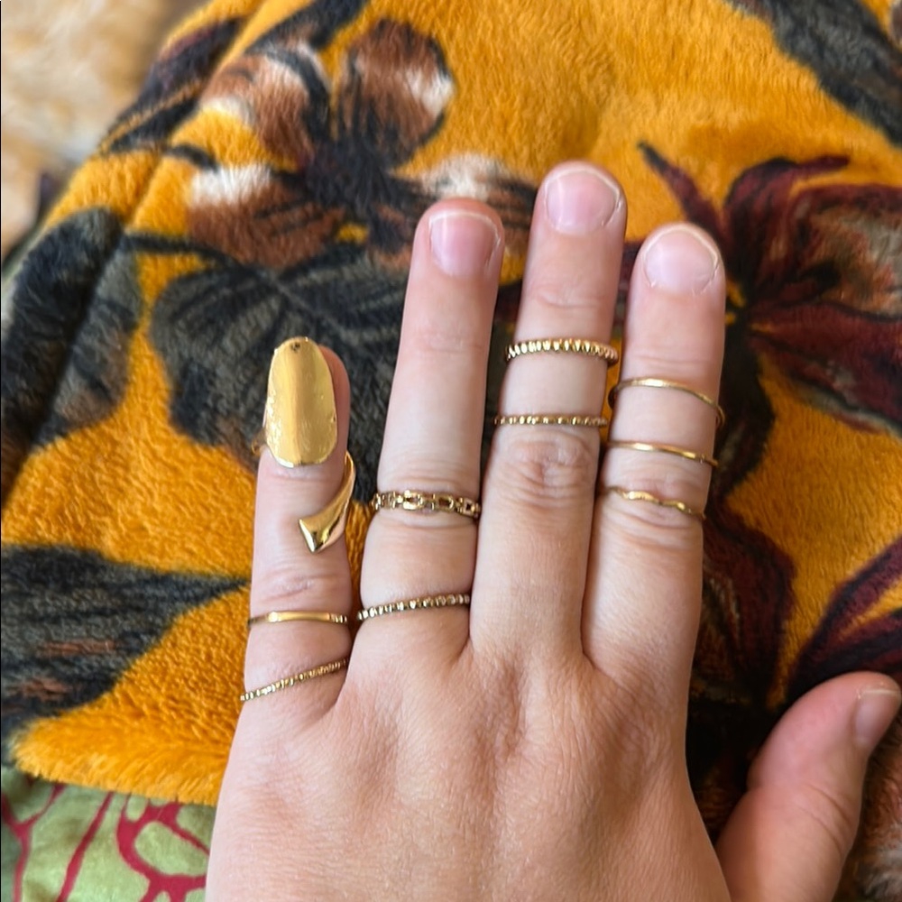 Gold rings